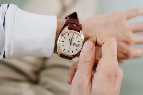 Sattelleder für Uhrenarmbänder